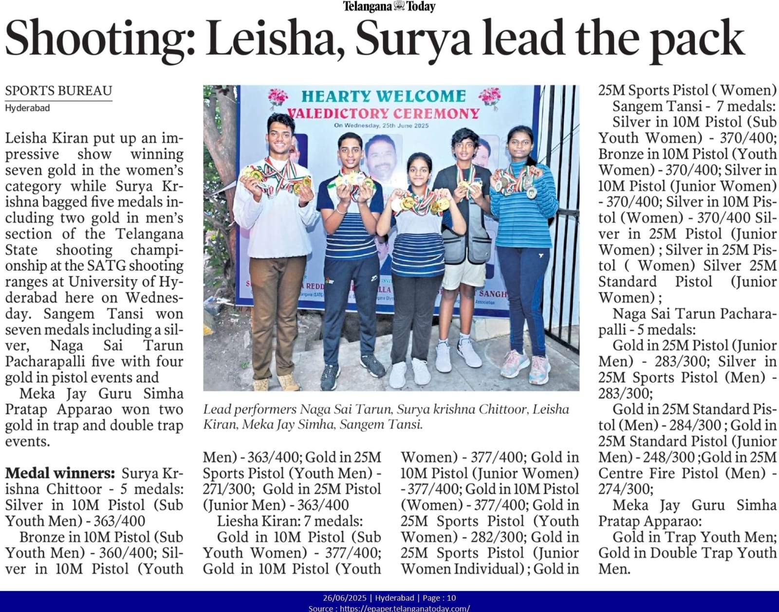 Telangana Today